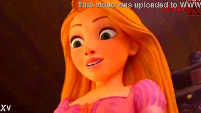 Rapunzel hot 3d animation