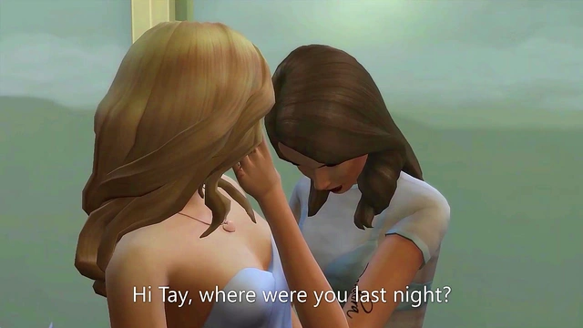 Horny Blonde Tries To Act Innocent And Gets Fucked - sims 4 - 3D animation