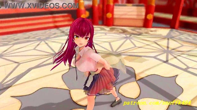 noVR mmd marine dance 3d hololive