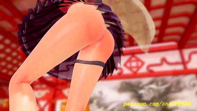 noVR mmd marine dance 3d hololive