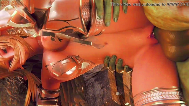 Elf 3D sex creampie
