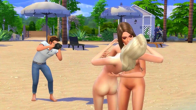 Lucky Photographer Has Sex With Two Hot Models - sims 4 - 3D animation