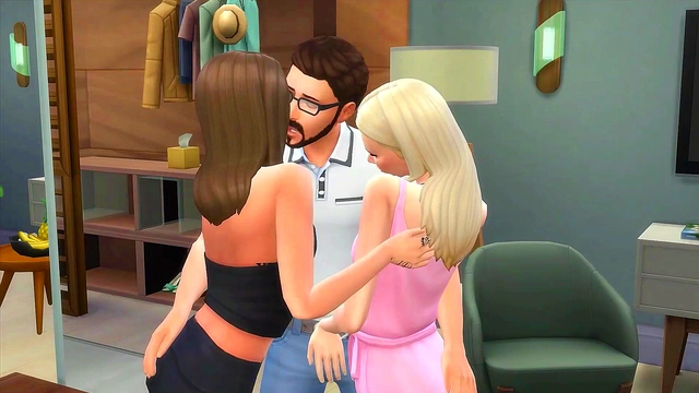 Lucky Photographer Has Sex With Two Hot Models - sims 4 - 3D animation