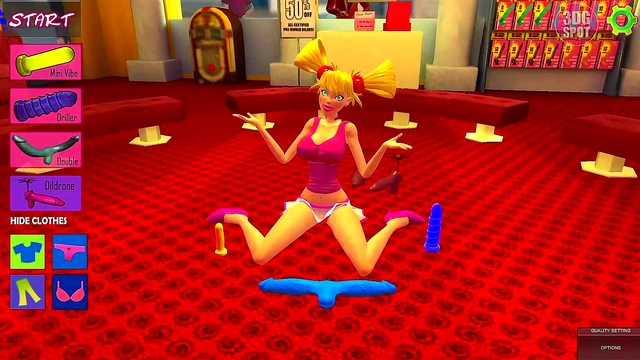 3DGSPOT - Big Titties Cutie Enjoys Sex Play with Toys! 3D CARTOON PORN!