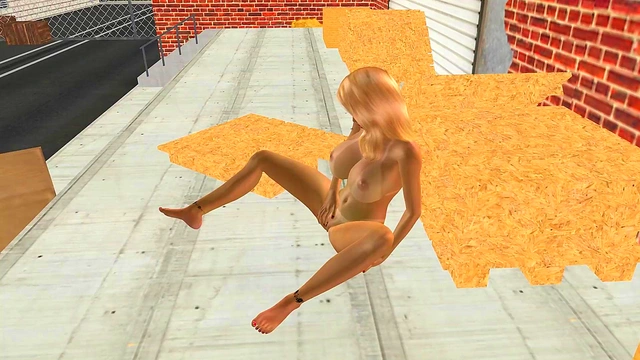 Animated 3D Porn - A very beautiful Big Breasted women rubbing her clitoris