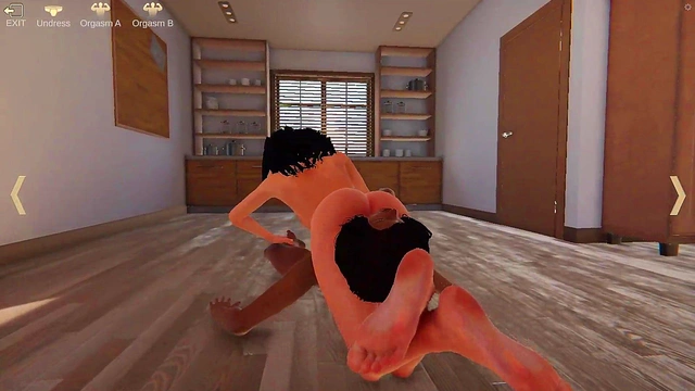 Aurora vs. Amahle (Naked Fighter 3D)