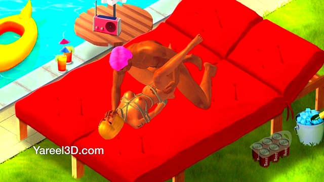Hot 3D Sex Game Action with Teen 18+ Anal Sex And Bondage! Play for Free!