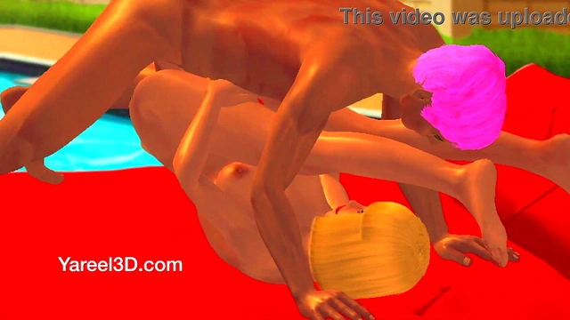 Hot 3D Sex Game Action with Teen 18+ Anal Sex And Bondage! Play for Free!