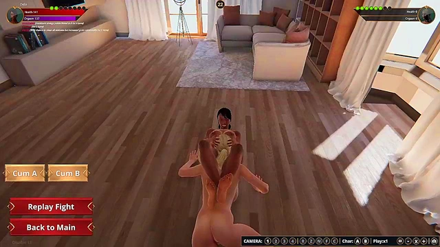 Dela vs Terra (Naked Fighter 3D)