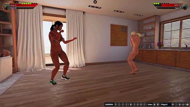 Dela vs Terra (Naked Fighter 3D)