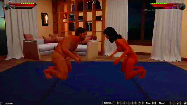 Ethan vs Ysmine (Naked Fighter 3D)