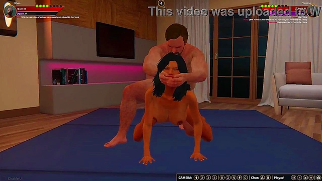Ethan vs Ysmine (Naked Fighter 3D)