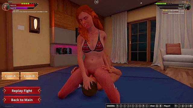 Ethan vs. Chelci II (Naked Fighter 3D)