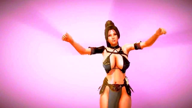 Mai shake boobs 3d dance manbo