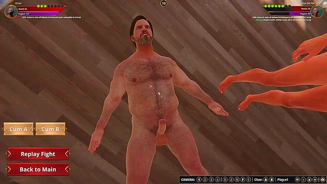 Ethan vs Zoe Del Rio (Naked Fighter 3D)