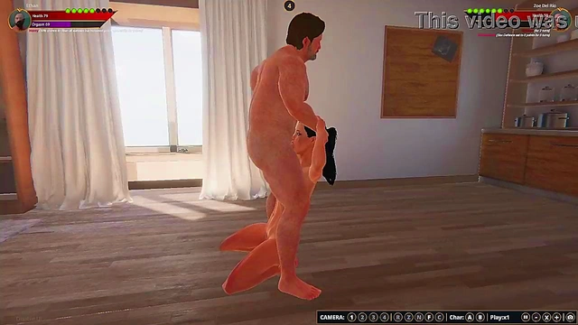 Ethan vs Zoe Del Rio (Naked Fighter 3D)