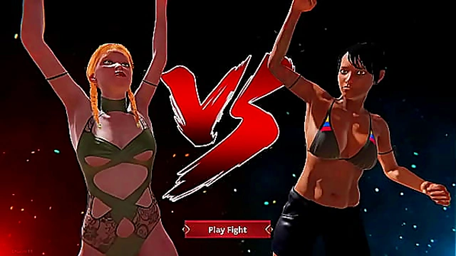 Judith vs Dela (Naked Fighter 3D)