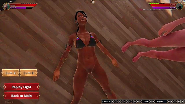 Judith vs Dela (Naked Fighter 3D)