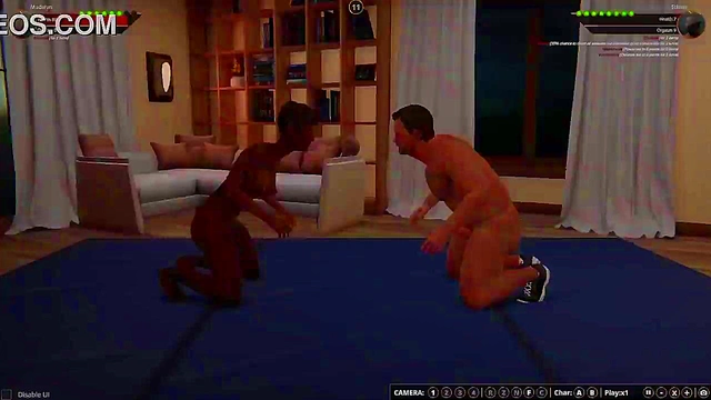 Madelyn vs. Ethan (Naked Fighter 3D)