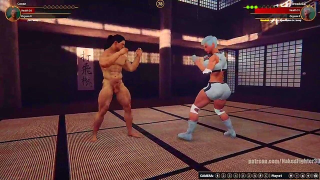 Conan VS Broadzilla (Naked Fighter 3D)