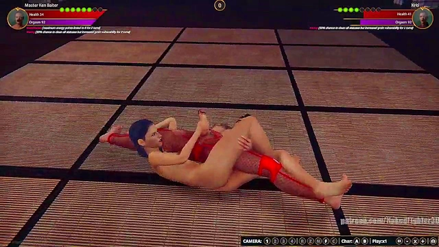 Master Ken Baiter VS Kriti (Naked Fighter 3D)