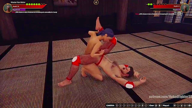 Master Ken Baiter VS Kriti (Naked Fighter 3D)