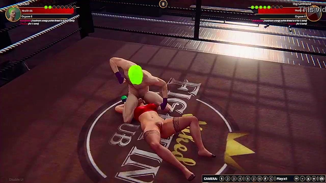 Joe Curr VS The Girlfriend (Naked Fighter 3D)