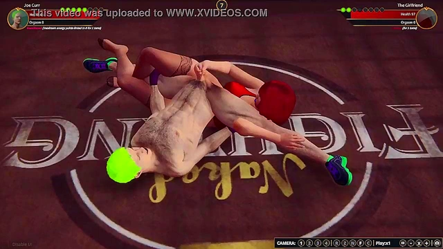 Joe Curr VS The Girlfriend (Naked Fighter 3D)