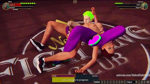 Olivia VS Joe Curr (Naked Fighter 3D)