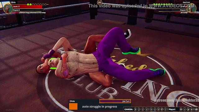 Olivia VS Joe Curr (Naked Fighter 3D)