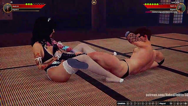 Jill VS Lord Jerle (Naked Fighter 3D)