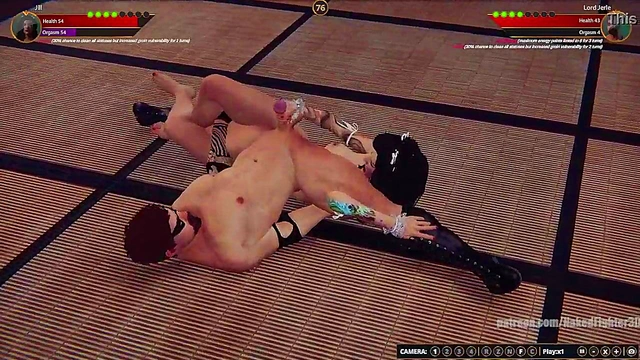 Jill VS Lord Jerle (Naked Fighter 3D)