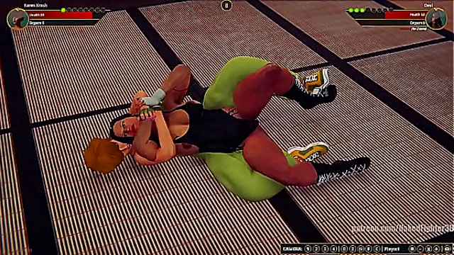 Karen Krash VS Devi (Naked Fighter 3D)