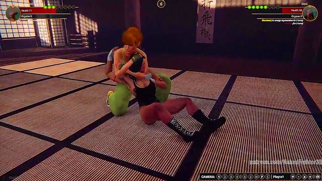 Karen Krash VS Devi (Naked Fighter 3D)