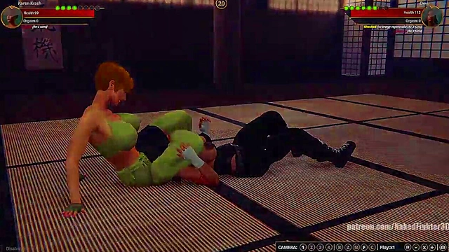 Karen Krash VS Devi (Naked Fighter 3D)