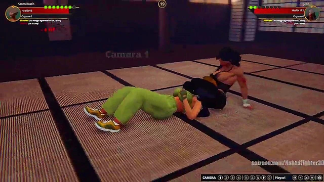 Karen Krash VS Devi (Naked Fighter 3D)