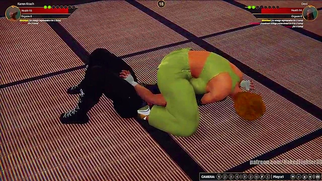 Karen Krash VS Devi (Naked Fighter 3D)