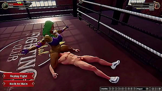 Jennifer Walters VS Gigi (Naked Fighter 3D)