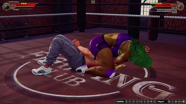 Jennifer Walters VS Gigi (Naked Fighter 3D)