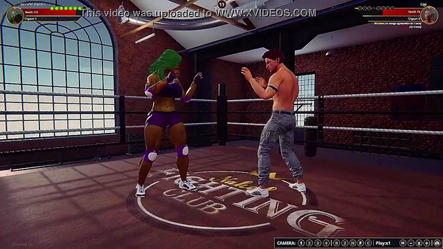 Jennifer Walters VS Gigi (Naked Fighter 3D)