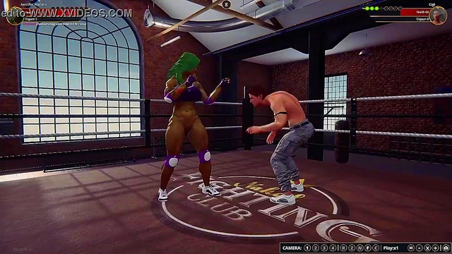 Jennifer Walters VS Gigi (Naked Fighter 3D)