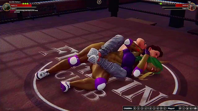Jennifer Walters VS Gigi (Naked Fighter 3D)
