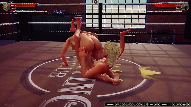 Jazlyn vs Travis (Naked Fighter 3D)