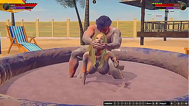 Misty vs Okan (Naked Fighter 3D)