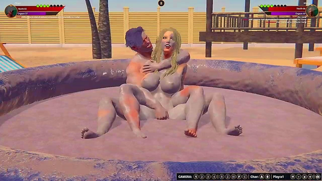 Misty vs Okan (Naked Fighter 3D)