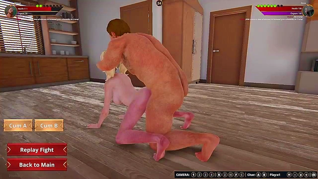 Ethan vs Bree (Naked Fighter 3D)