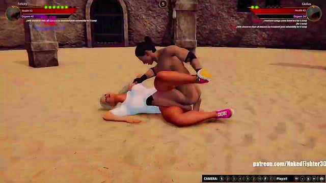 Felicity VS Giulius (Naked Fighter 3D)