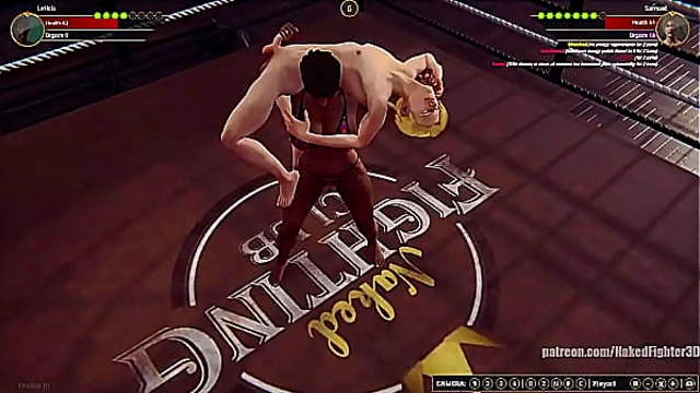 Leticia VS Samuel (Naked Fighter 3D)