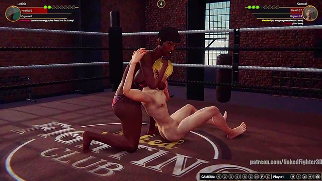 Leticia VS Samuel (Naked Fighter 3D)
