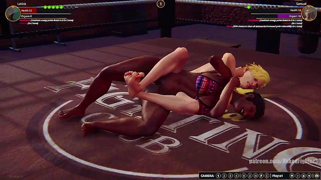 Leticia VS Samuel (Naked Fighter 3D)